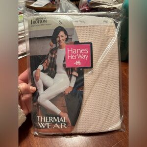 Hanes Her Way Thermal Underwear Pants NIP